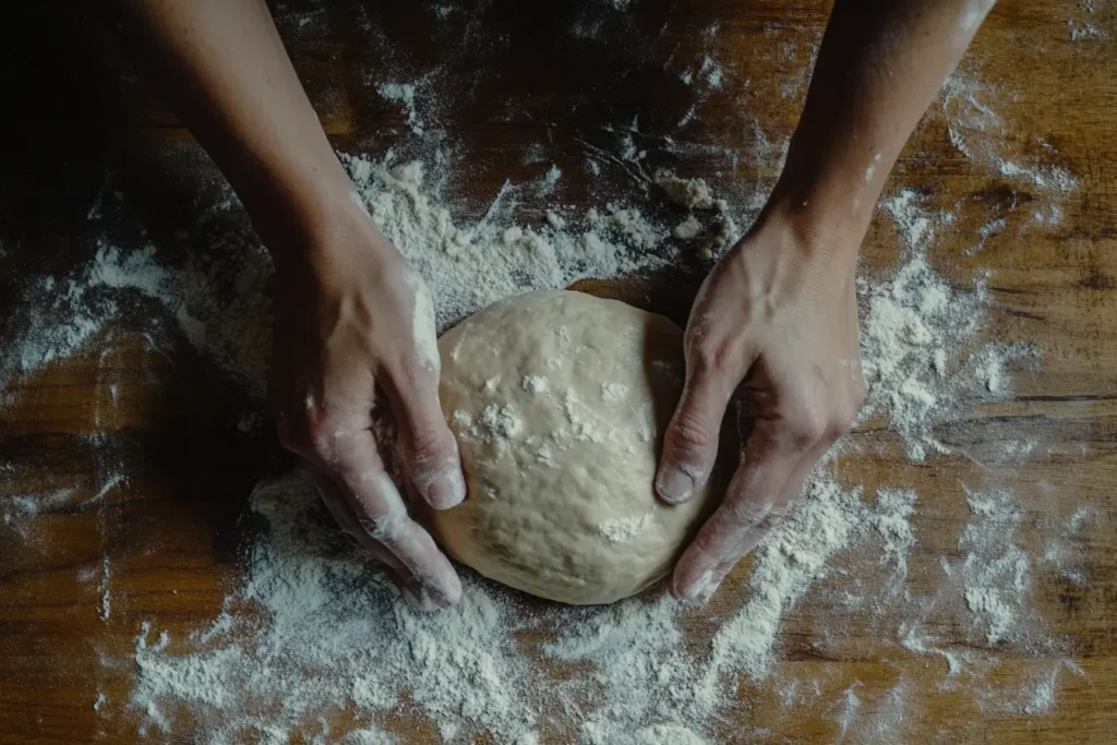 The Ultimate Bagel Recipe: How to Make Perfect Homemade Bagels 2 eljamalioussama A close up of hands kneading smooth bagel dough 9728576b ac88 456d 987c b5f8c69aeb50 1pos The Ultimate Bagel Recipe: How to Make Perfect Homemade Bagels