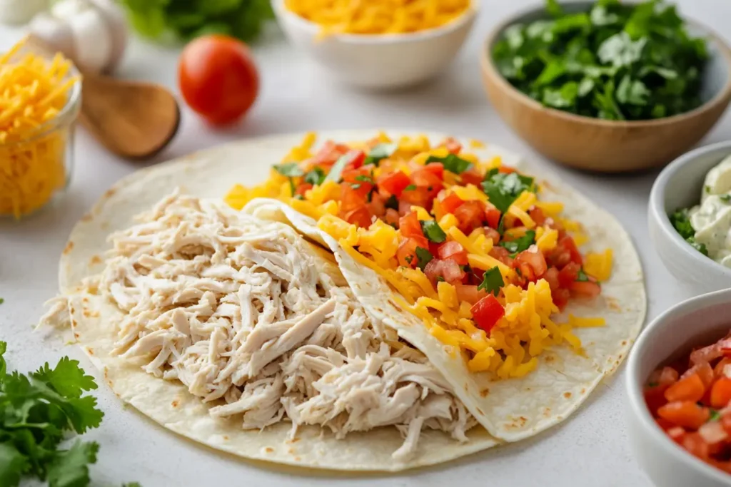 The Ultimate Guide to Chicken Quesadillas: Recipes, Tips, and Variations 2 eljamalioussama Step by step visual of assembling a chicken que bf18b7a7 96b5 405f be0d d659b867d735pos The Ultimate Guide to Chicken Quesadillas: Recipes, Tips, and Variations