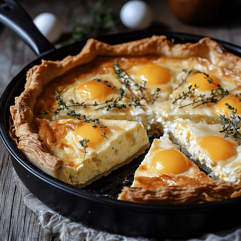 Air fryer tortilla quiche with crispy tortilla crust