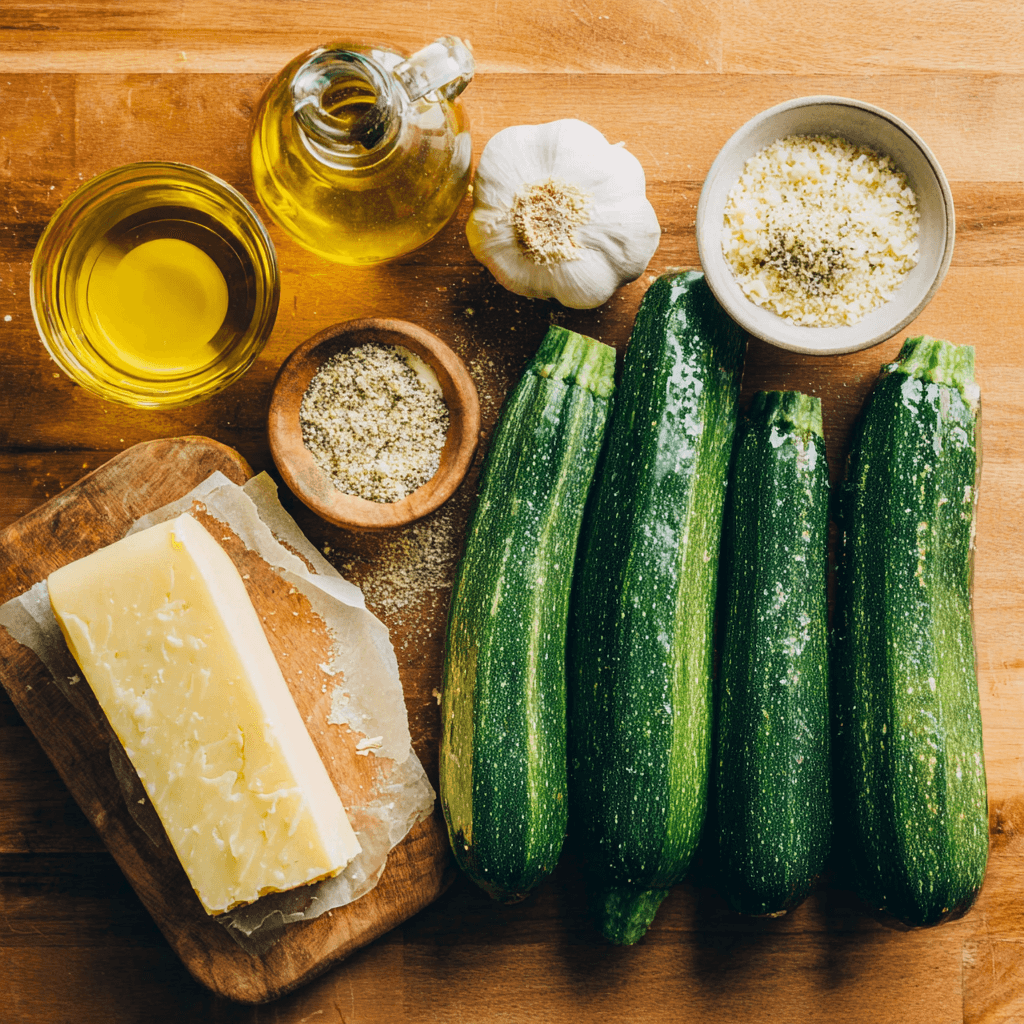 Air Fryer Zucchini Parmesan: Crispy, Cheesy Goodness Without the Guilt 6 eljamalioussama Flat lay of fresh zucchini block of parmesan ga 532688c3 4469 4fe0 9412 2fb498ad3ab9 1pos Air Fryer Zucchini Parmesan: Crispy, Cheesy Goodness Without the Guilt