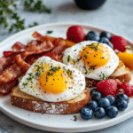Air Fryer Poached Eggs: The Easy, No-Boil Method for Perfect Results 5 served air fryer poached eggs on toast